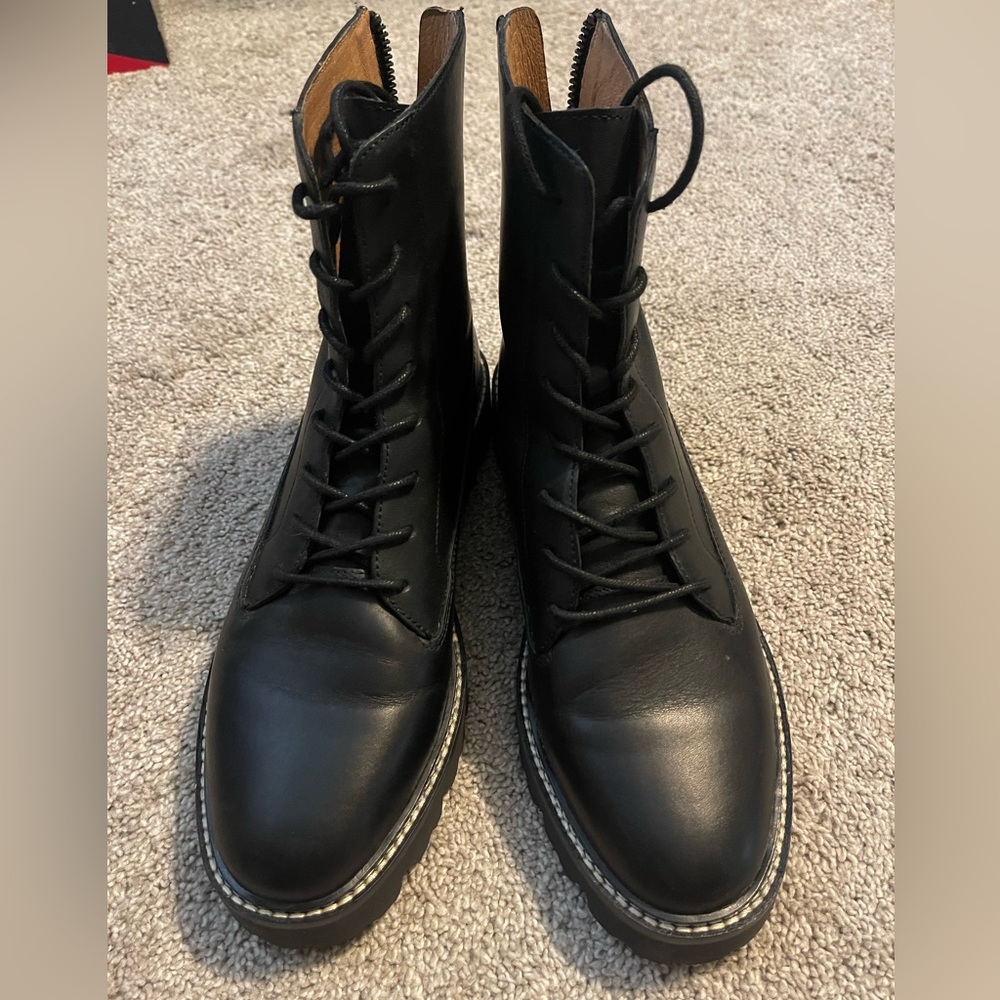 Madewell high top boots